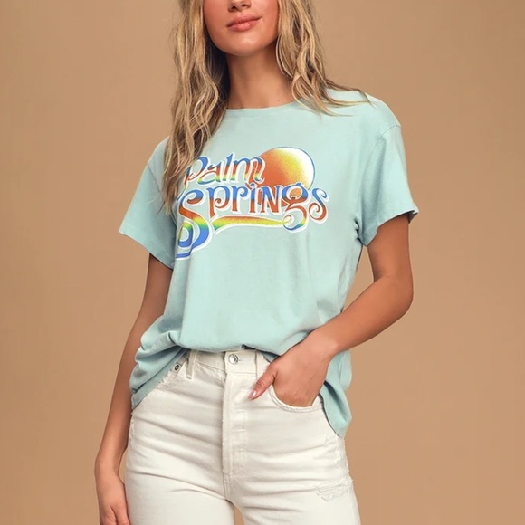 Daydreamer Palm Springs Tour Boyfriend Tee - Picture 2 of 11